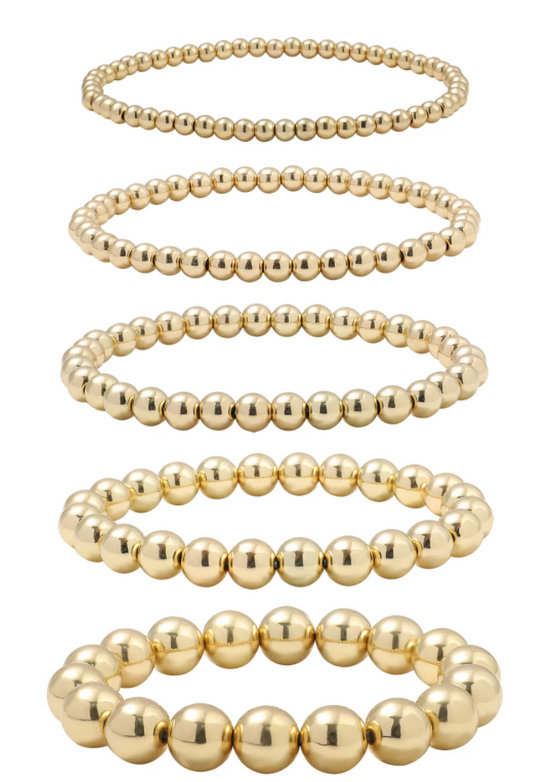 GOLD BEAD STACKERS